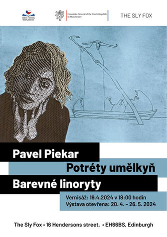 Pavel Piekar - vernisáž a výstava v Edinburghu 19. 4. - 26. 5. 2024