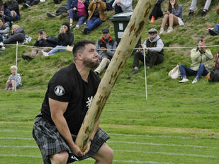 Tomáš Suchopár - český atlet Highland Games
