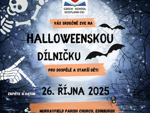 Halloweenská dílnička - pozvánka