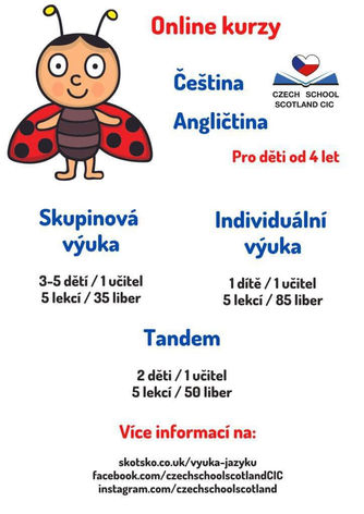 Výuka češtiny a angličtiny 2024