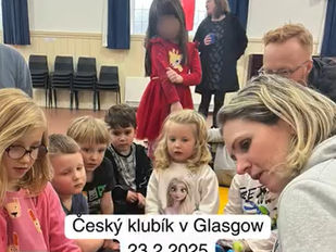 Zpívání, pohyb a sladká tečka na závěr v Klubíku v Glasgow! 23. 2. 2025