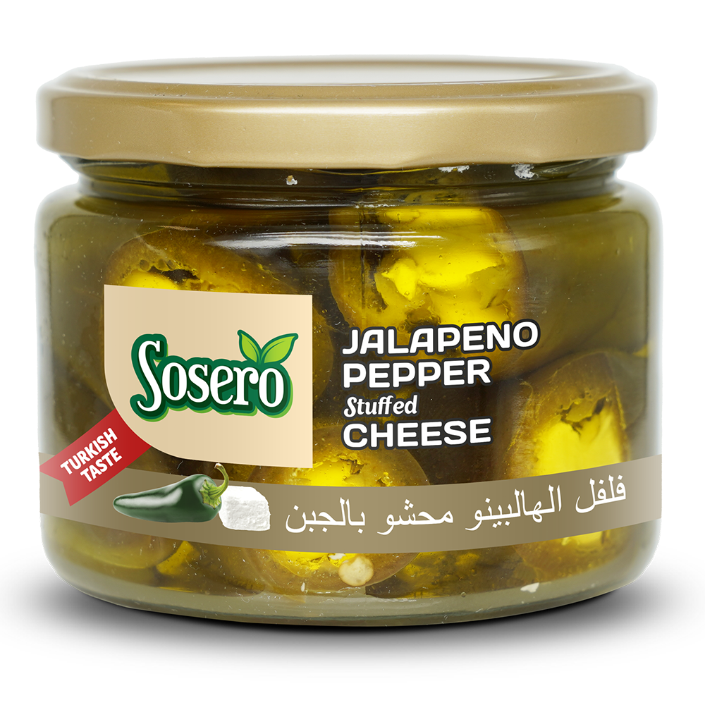 Sosero Jalapeno Pepper Stuffed Cheese