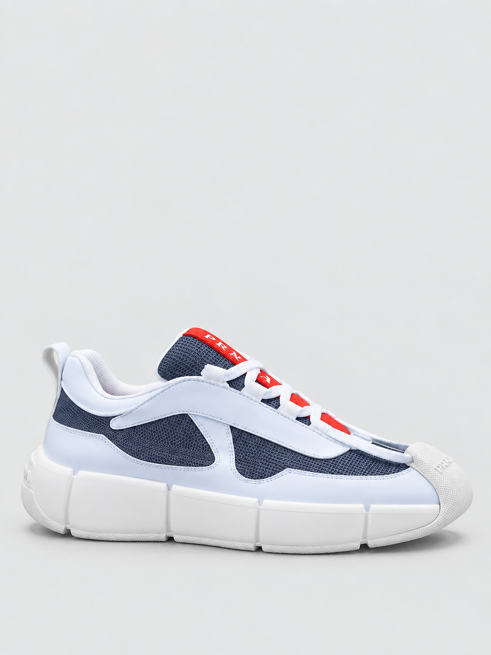 Thumbnail: Buz Mavisi Lacivert Kalın Tabanlı Erkek Sneaker