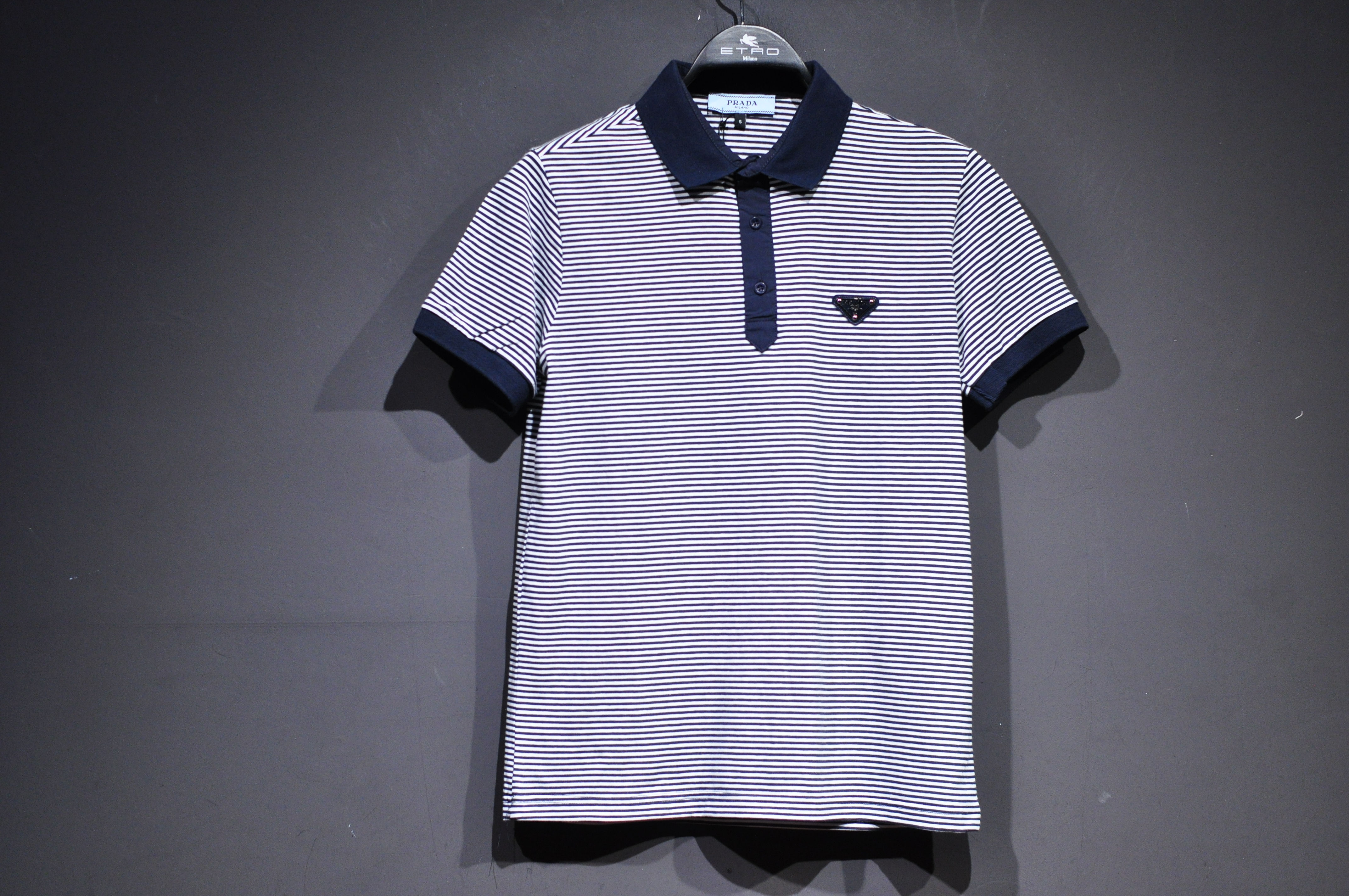 Çizgili Klasik Günlük T-Shirt