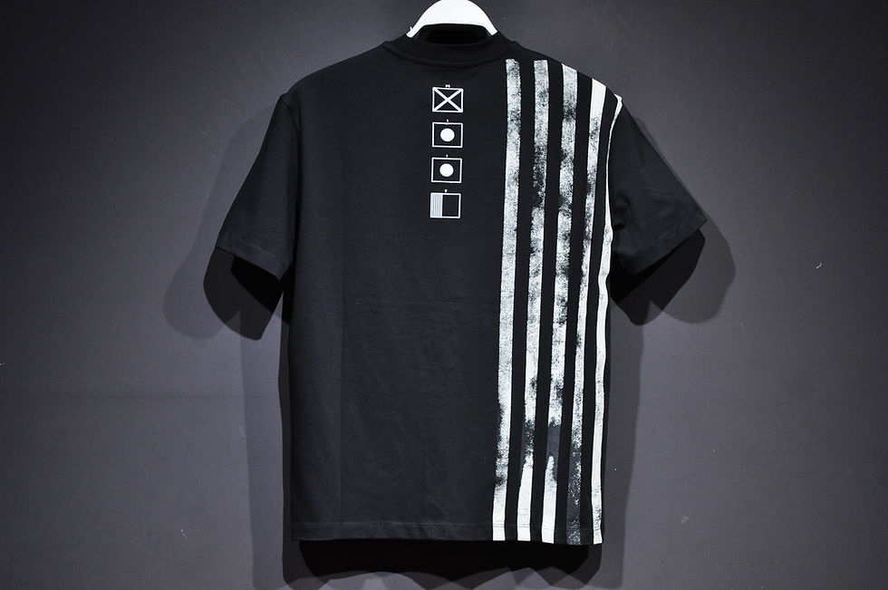 Küçük resim: Siyah Simit Yaka Spor T-Shirt