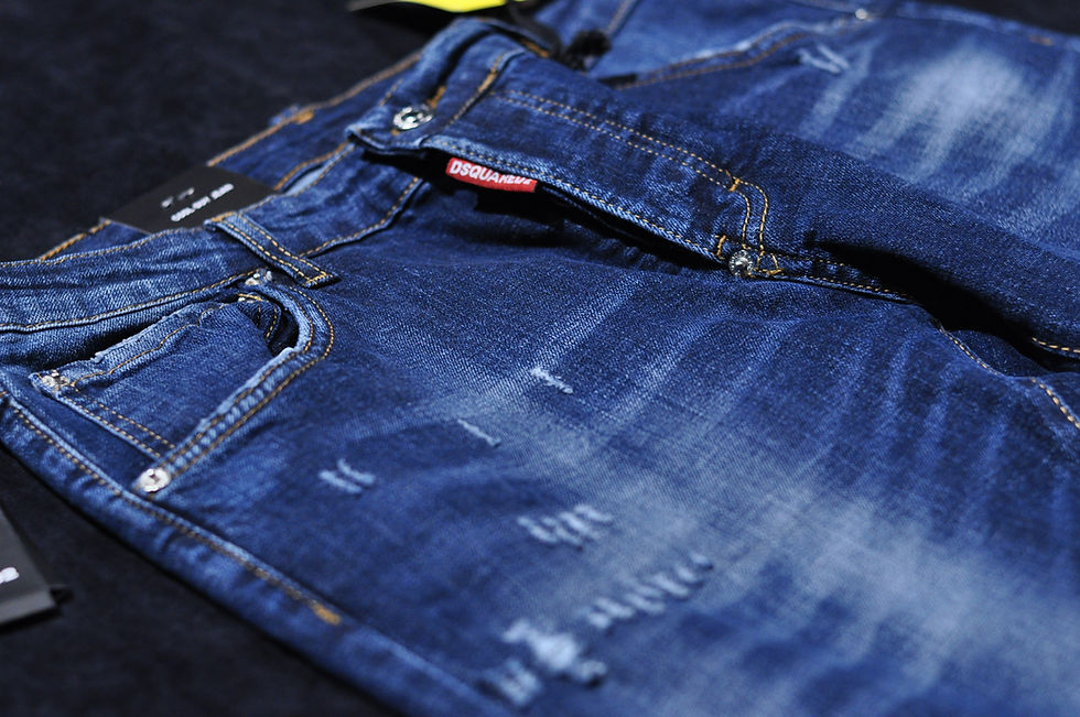 Küçük resim: Slim Fit Lacivert Jean Pantolon