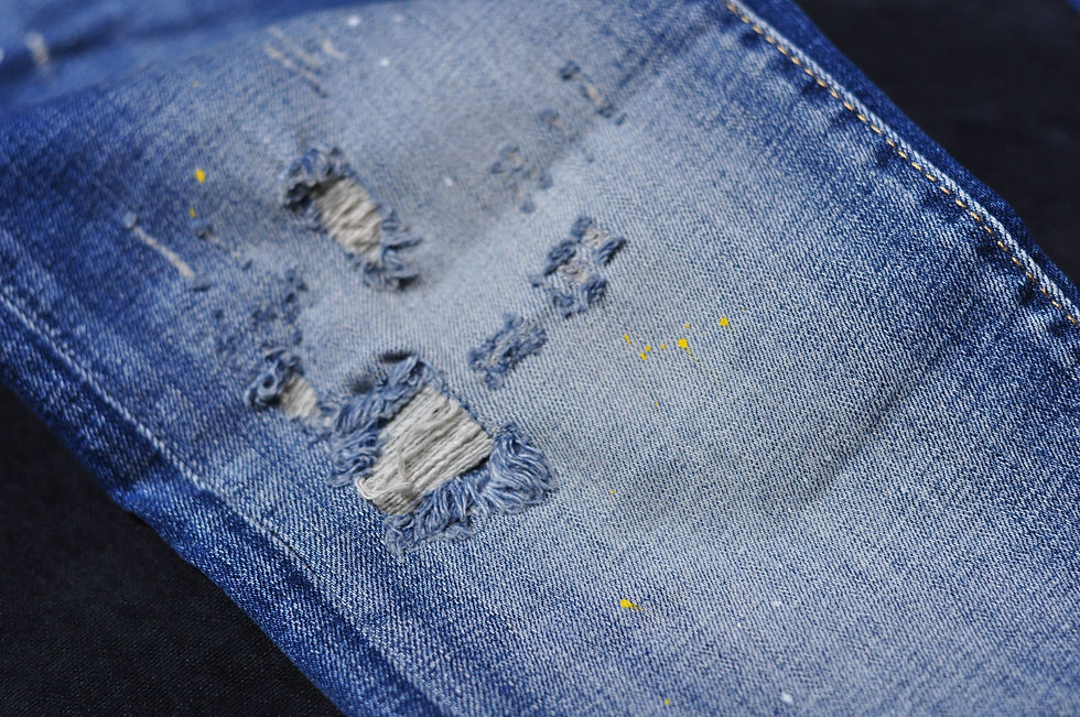 Küçük resim: Slim Fit Lacivert/Mavi Jean Pantolon