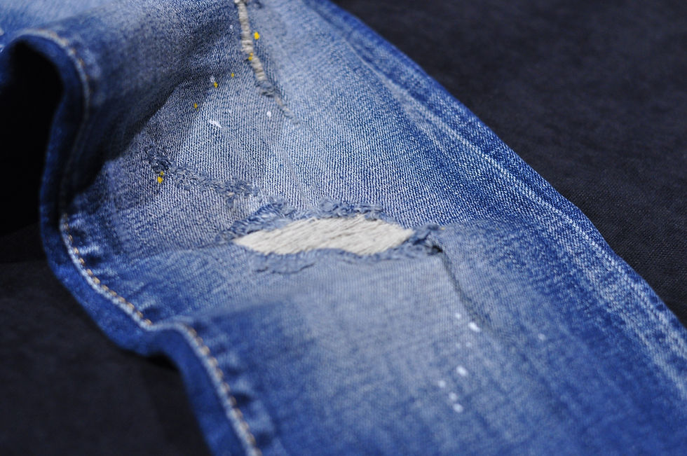 Thumbnail: Slim Fit Lacivert/Mavi Jean Pantolon