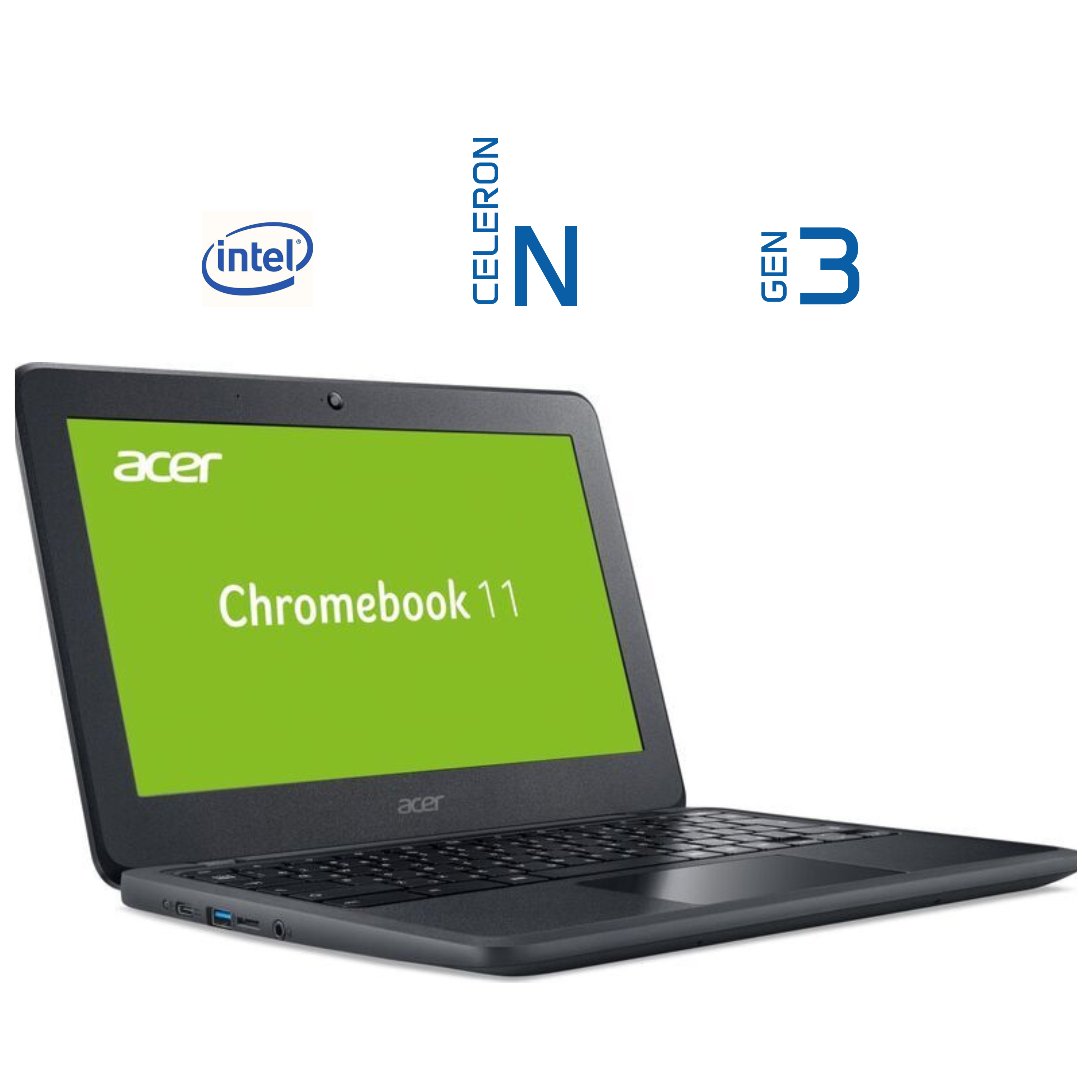 Acer Chromebook 11 - N3350 (4GB + 32GB) 𝐑𝐞𝐜𝐨𝐧𝐝.𝐆𝐑𝐀𝐃𝐄 𝐁