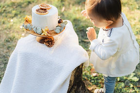 公園でお誕生日記念の子ども