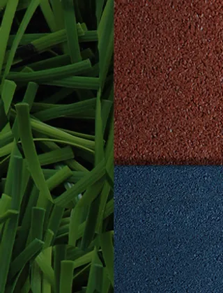 piso amortiguante pasto sintetico