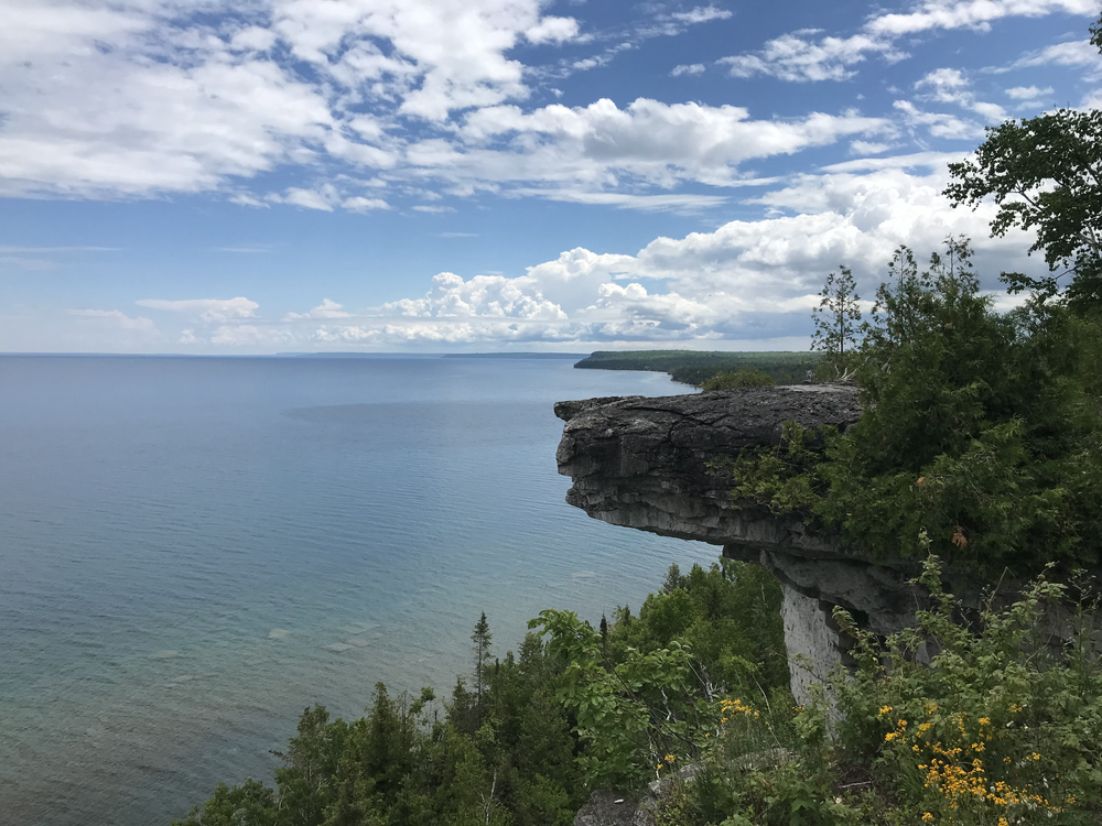 The Bruce Trail finally returns to Cape Chin!