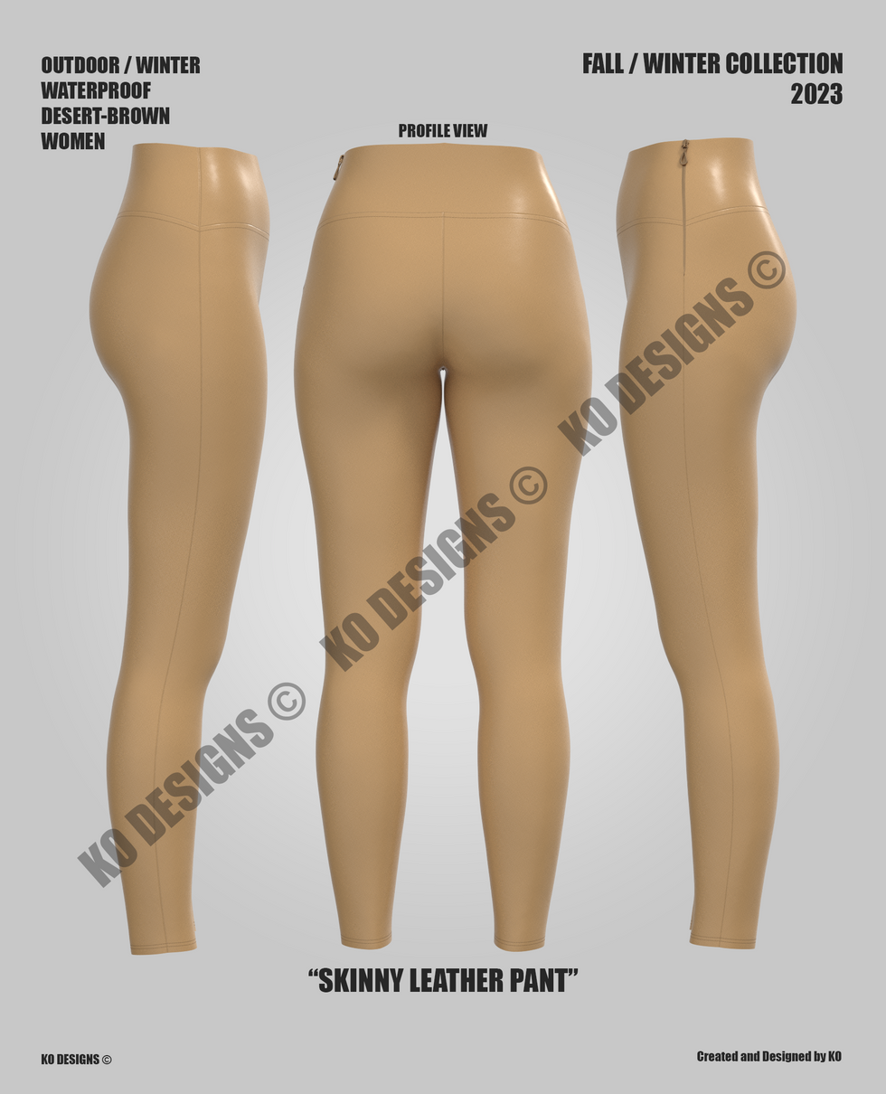 PROFILE_LEATHER PANT