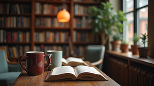 Sipping Coffee and Devouring Gluten Free Delights at Gertrude And Alice's Cosy Book Nook