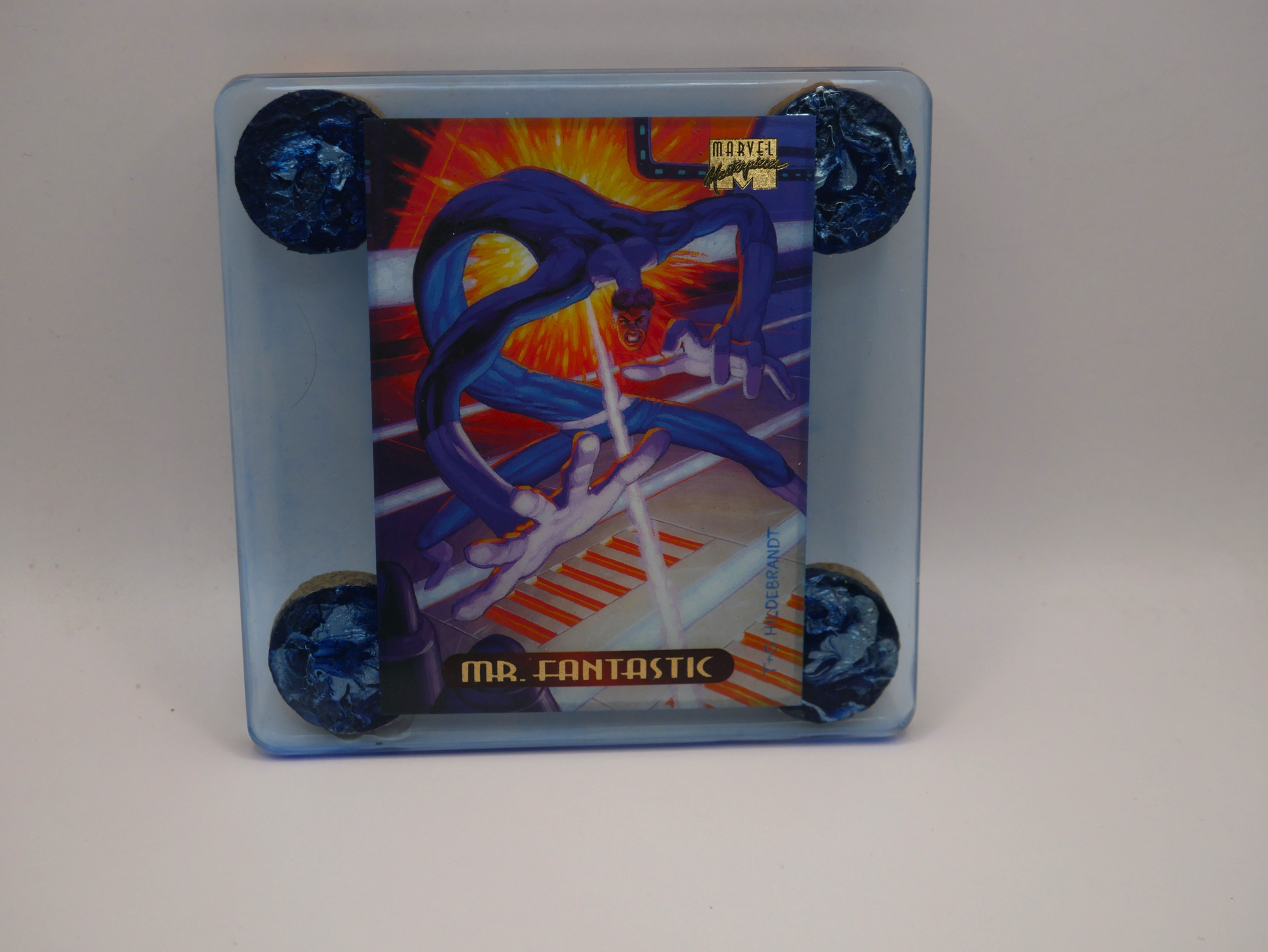 Blue Mr. Fantastic Coaster