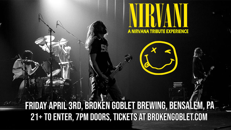 Nirvani a Tribute To Nirvana at Broken Goblet Brewing