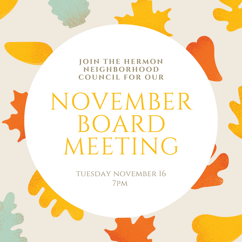Hermon NC Board Meeting