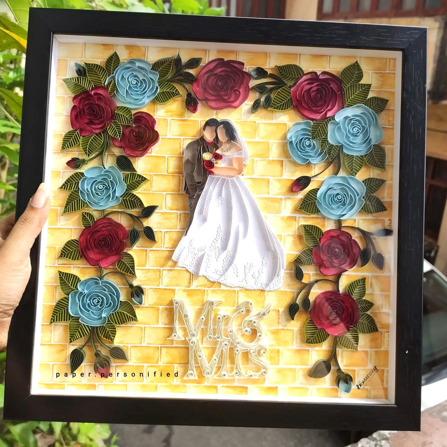 Quilling portrait 001