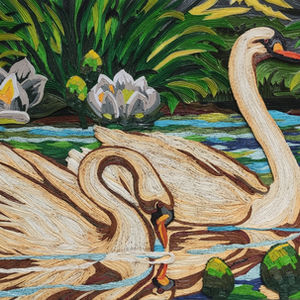 the swans
