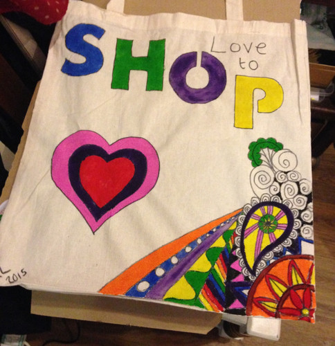 Fabric bag painting kit Wigglywoo's