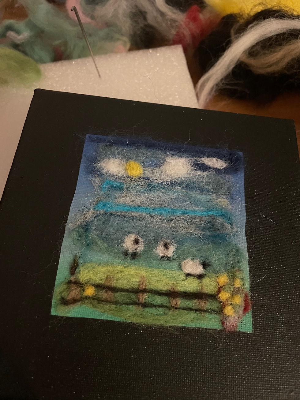 Thumbnail: Needle felt a picture
