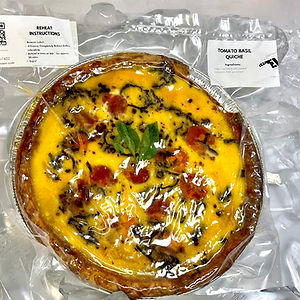 Tomato Basil Quiche
