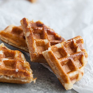 Classic Gluten-free Waffles & Fresh Fruit Cups