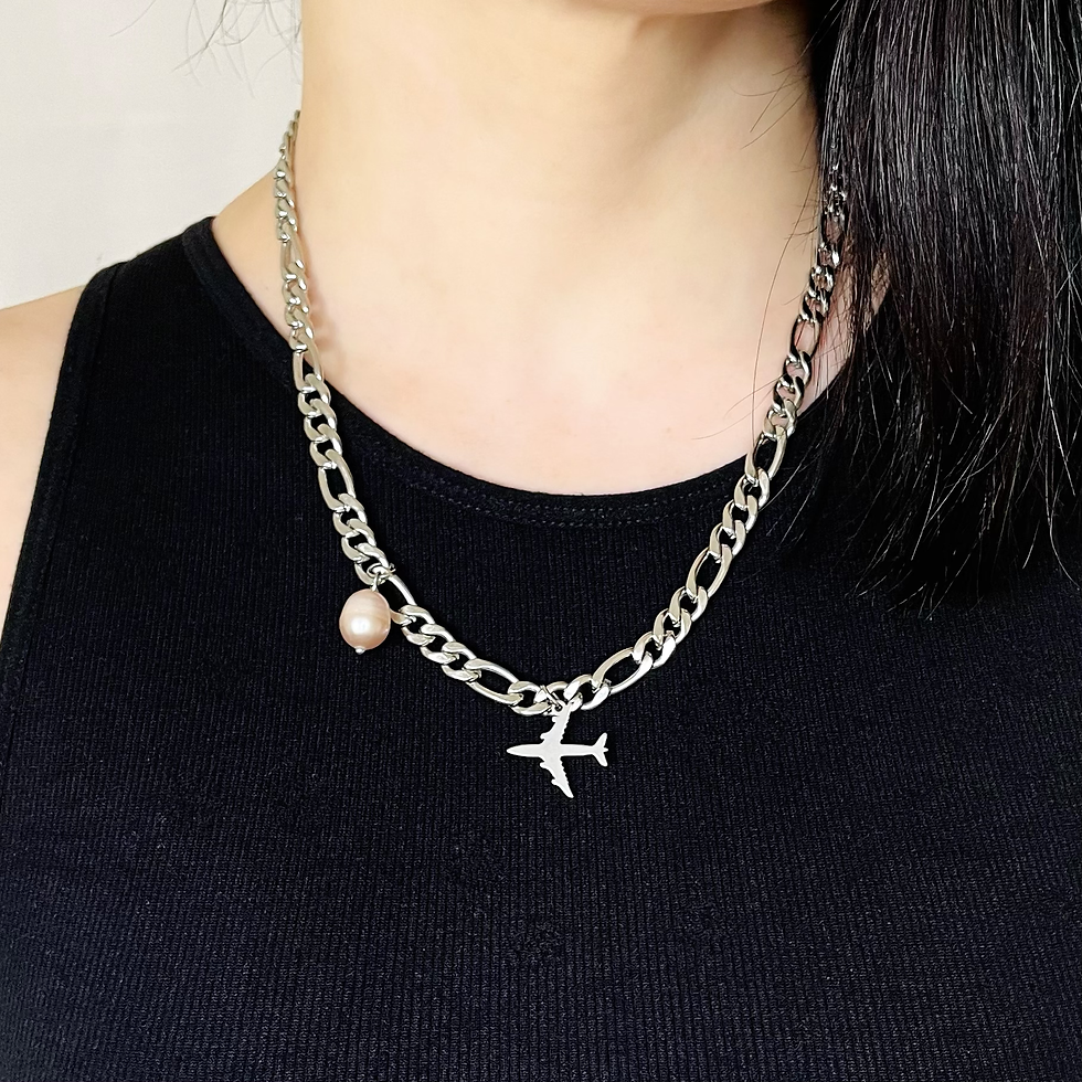 Thumbnail: Airplane charm Necklace 