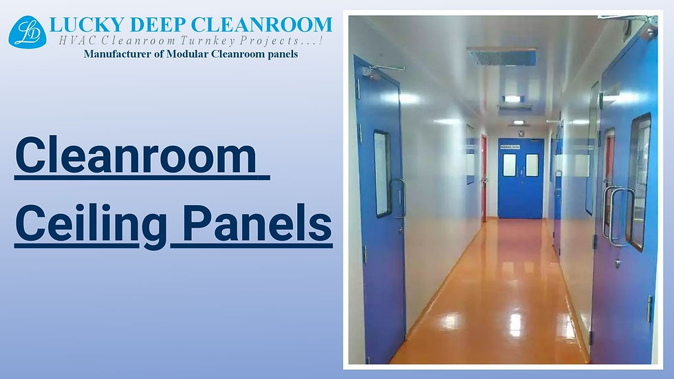 Cleanroom Ceiling Panels: Technical Excellence for Controlled Environments