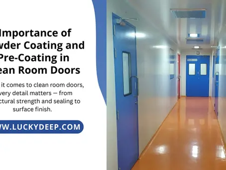 The Importance of Powder Coating and Pre-Coating in Clean Room Doors