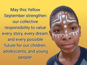 Yellow September: valuing the lives of our young people and strengthening hope