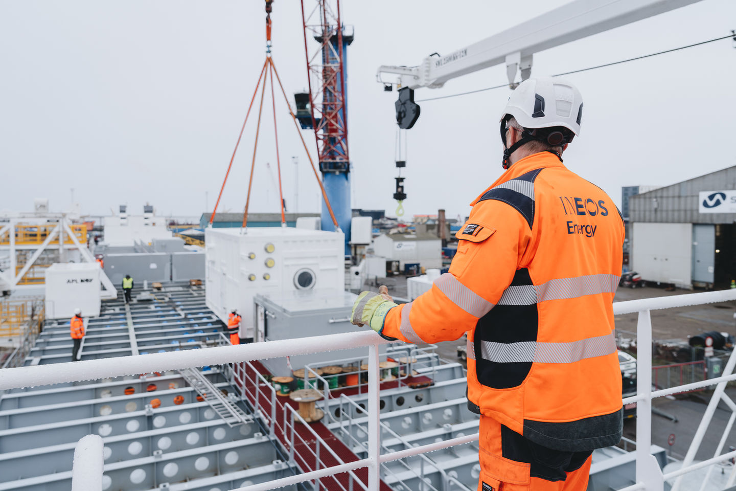 carbon destroyer, wagenborg, ineos energy, offshore photography, CCS, carbon capture and storage, industrial photography, maritime photography
