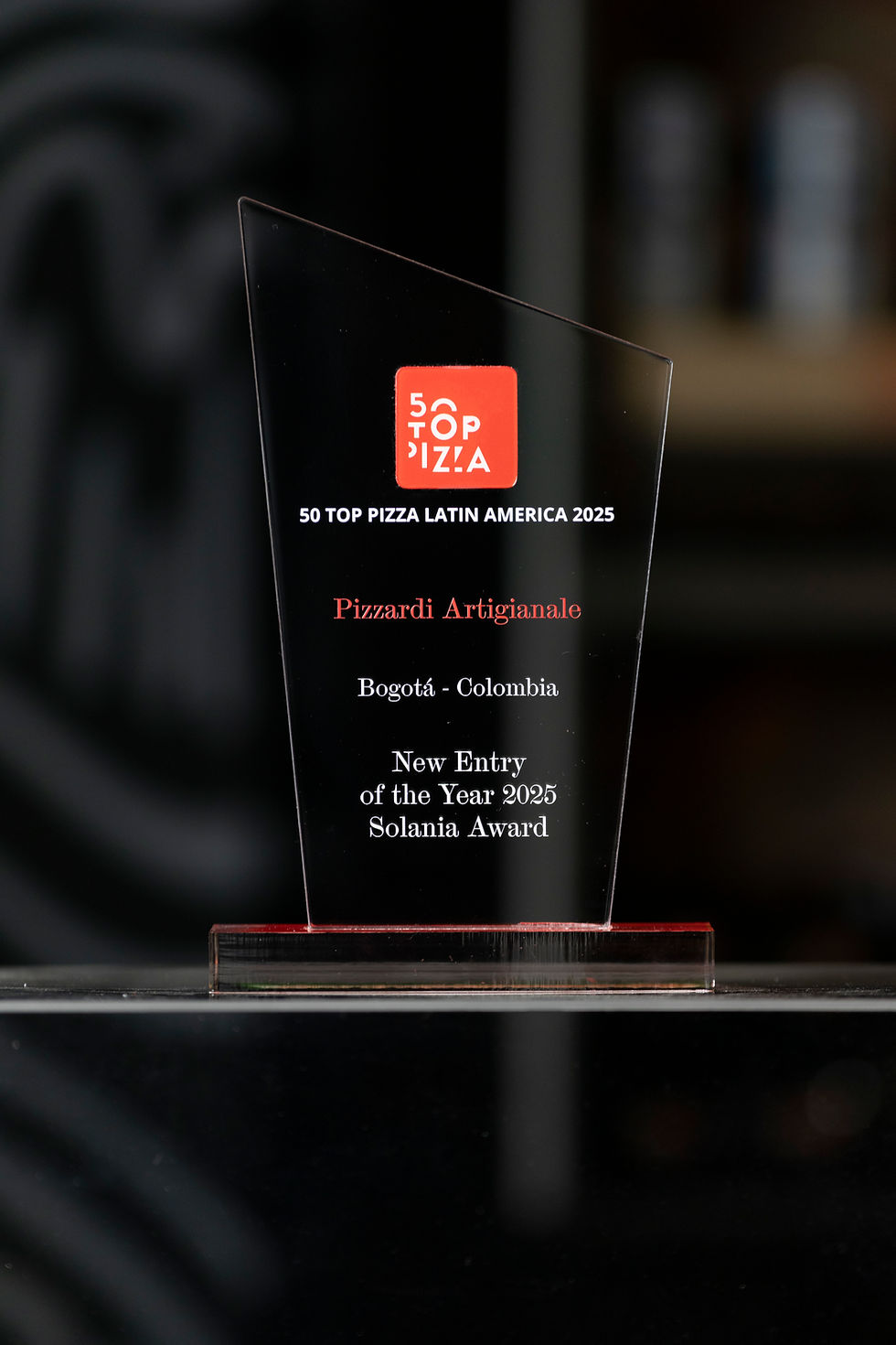 50 TOP PIZZA AWARD