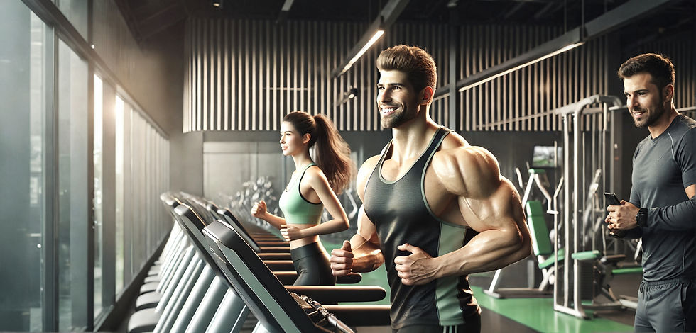 DALL·E 2024-12-25 11.23.38 - A realistic image of a muscular man and a fit woman walking o