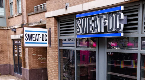 Exterior view of SWEAT DC building, home of Movement Evolution’s West End clinic