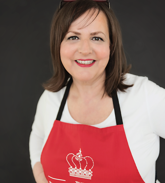 Jane Malyon in apron