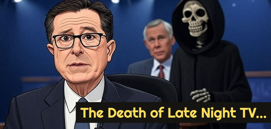 Late Night TV - Their time is up. The empire they built gone because of what?