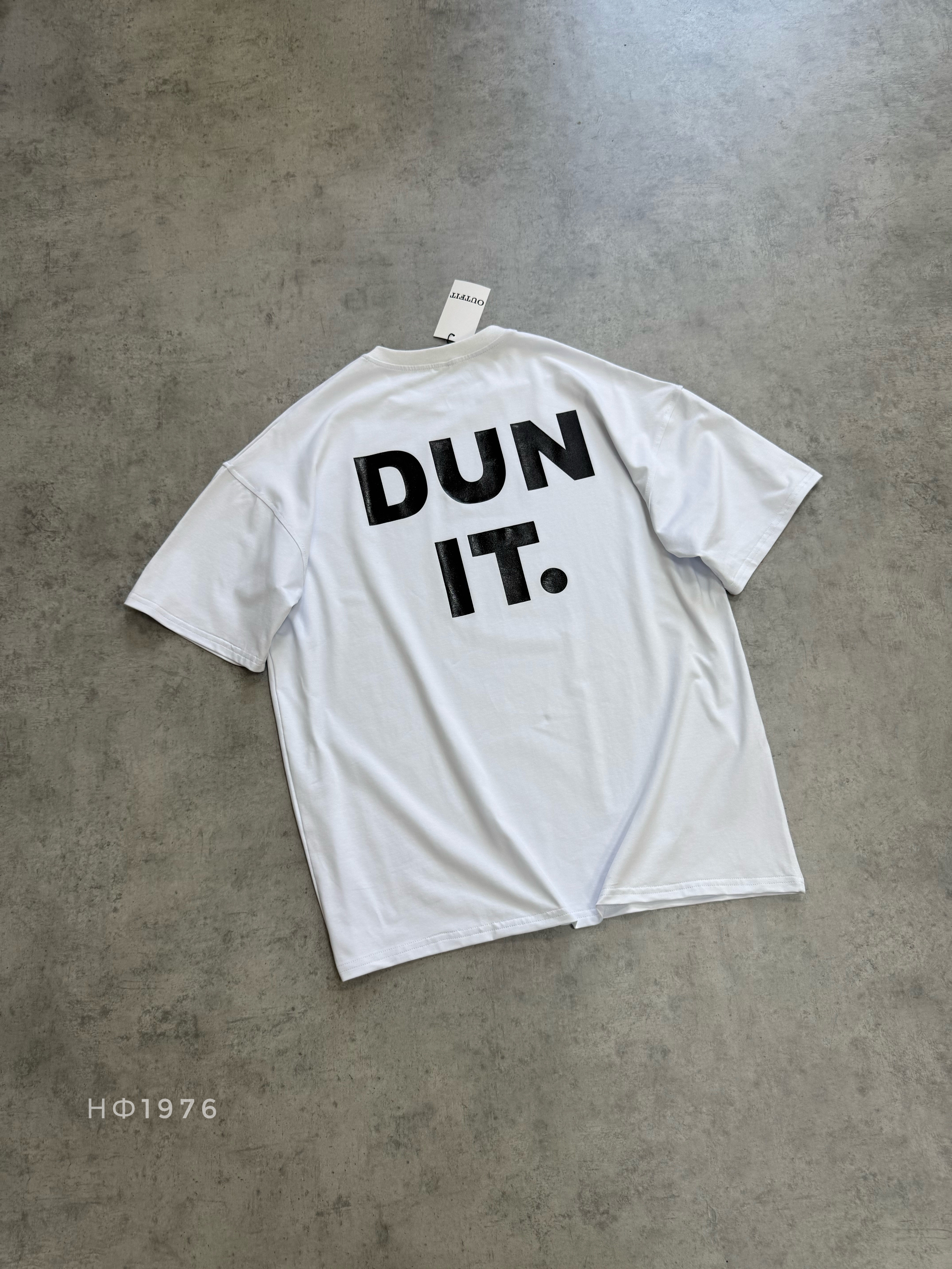 Оверсайз Футболка DUN IT - Біла НФ1976
