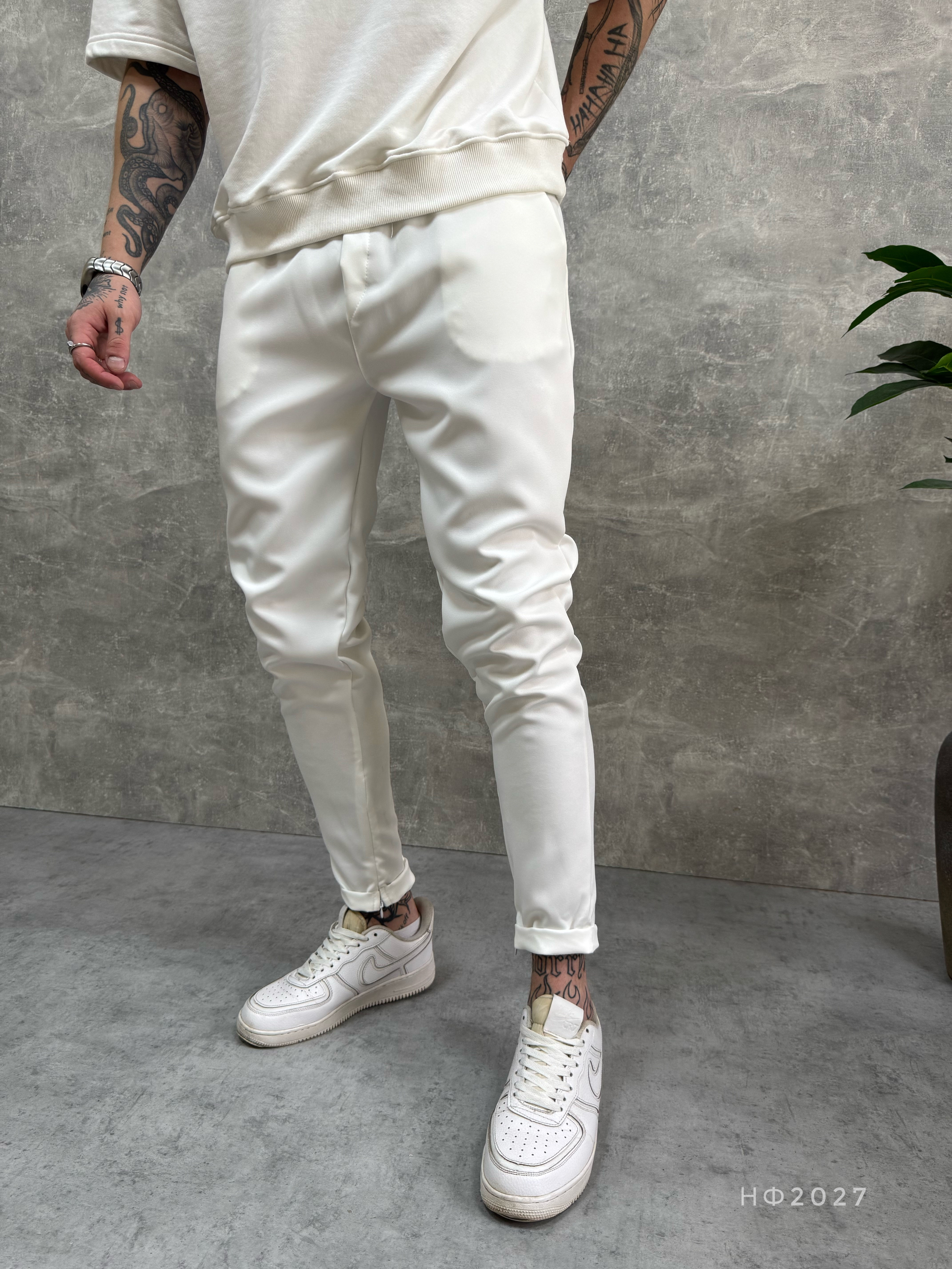 Брюки мужские белые НФ2027