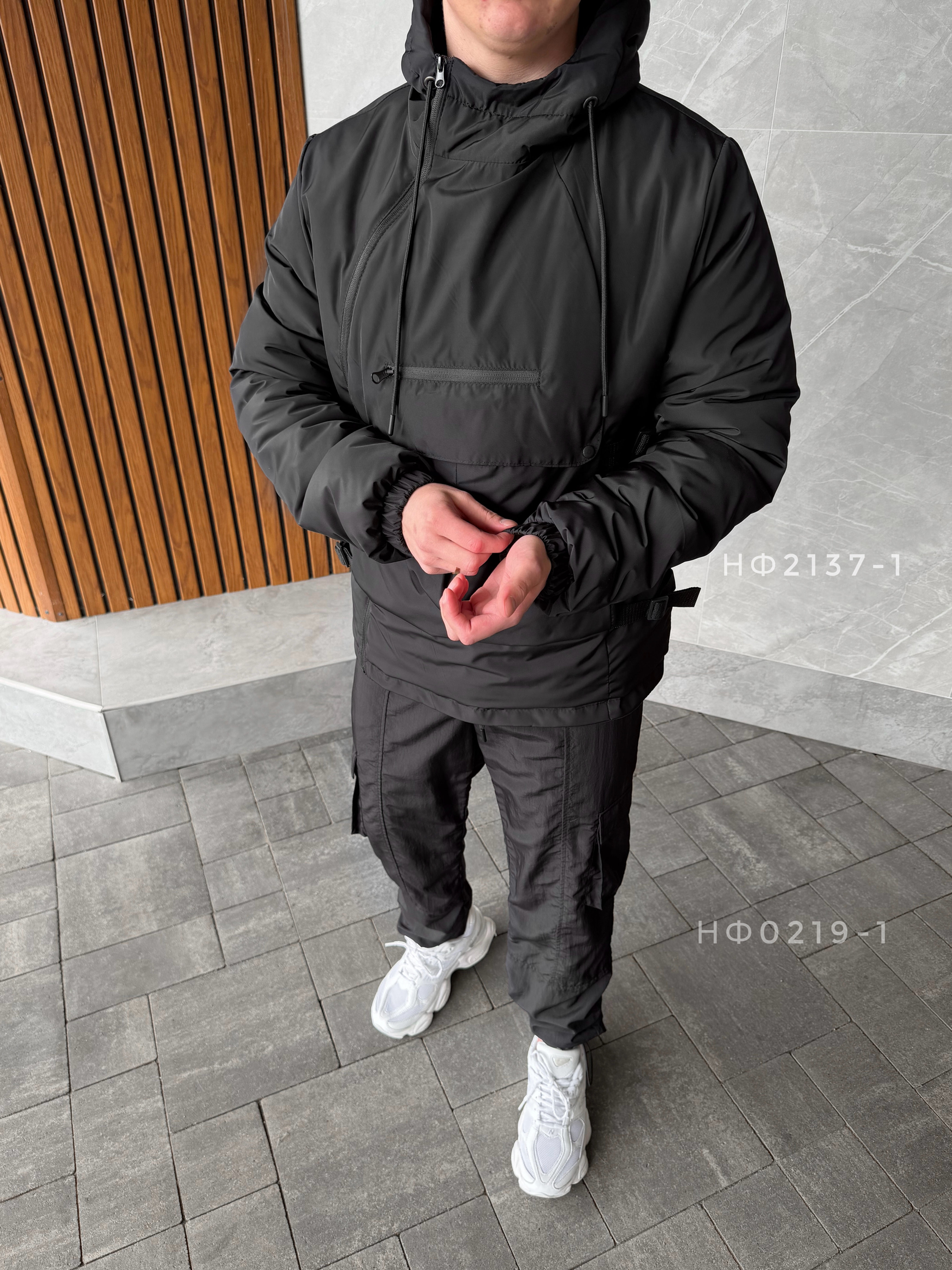 Куртка чоловіча - Чорна НФ2137-1