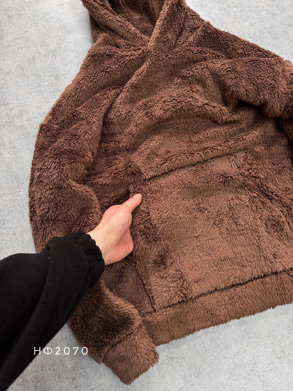 Прев'ю: Худі плюшевий - Шоколад Тедді НФ2070