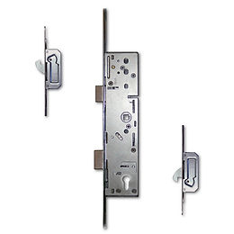 ERA Lever Operated Latch & Deadbolt Split Spindle - 20mm Faceplate - 2 Large Hooks - L2699