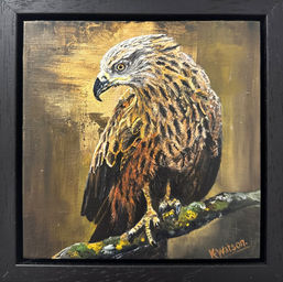 Buzzard Oil Painting