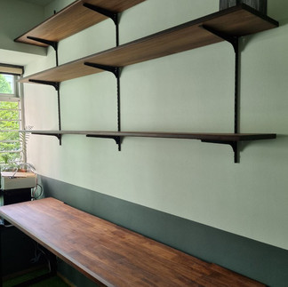 solid wood desk