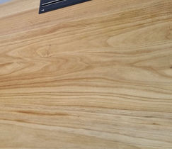 Bespoke solid wood tabletop, durable and designed for custom desks and furniture.