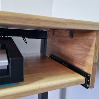 Closeup of Piano Pullout Tray
