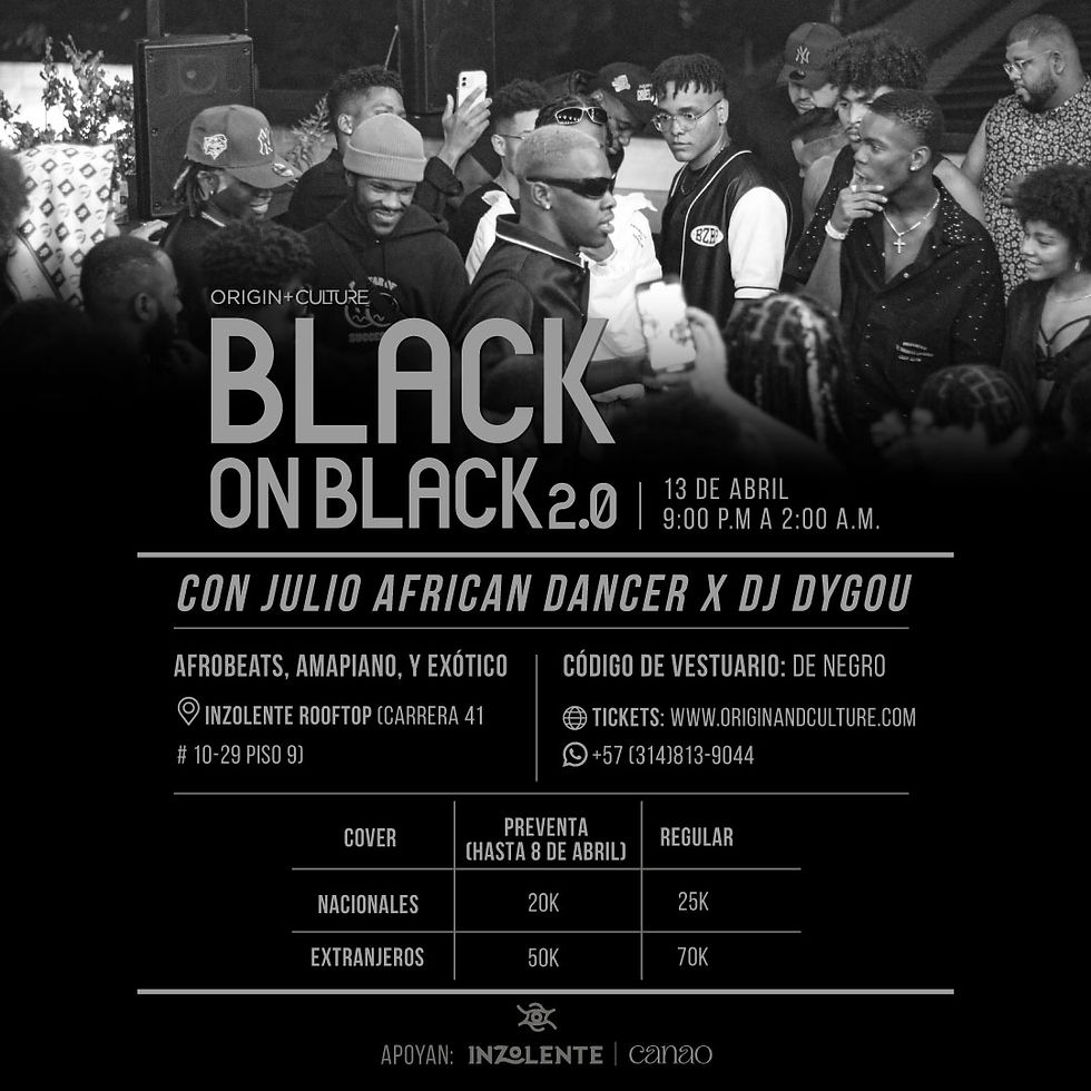 Tickets para Colombian@s: Black on Black 2.0