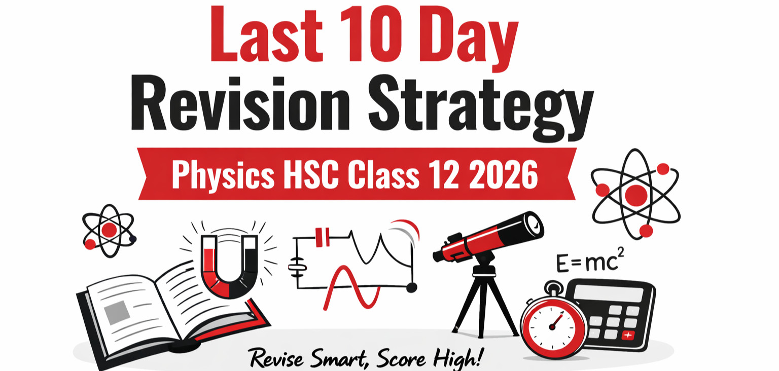 Last 10 Day Physics Revision Strategy for Maharashtra HSC Class 12 2026 ...