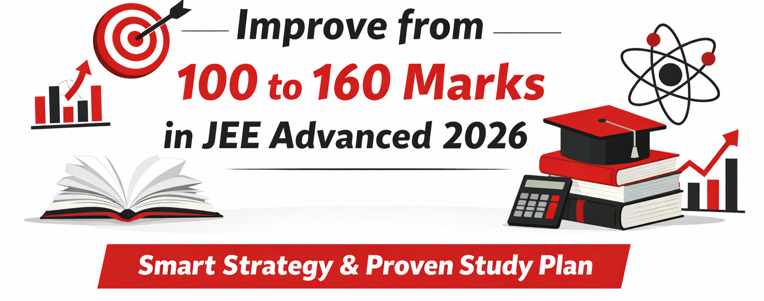 How to Improve from 100 to 160 Marks in JEE Advanced 2026: Smart ...