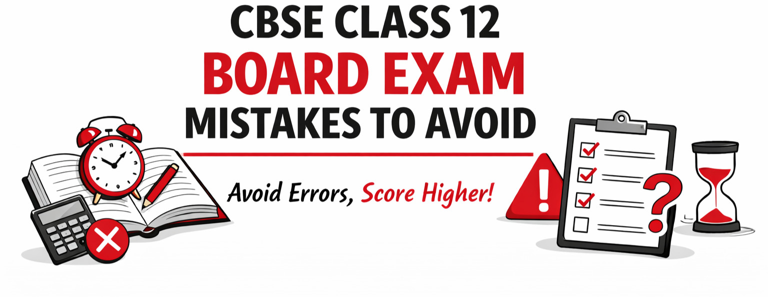CBSE Class 12 Board Exam Common Mistakes That Can Cost You Marks in 2026
